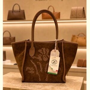 DIVINA FIRENZE HAND MADE WITH ITALIAN PASSION LEATHER BAG NWT